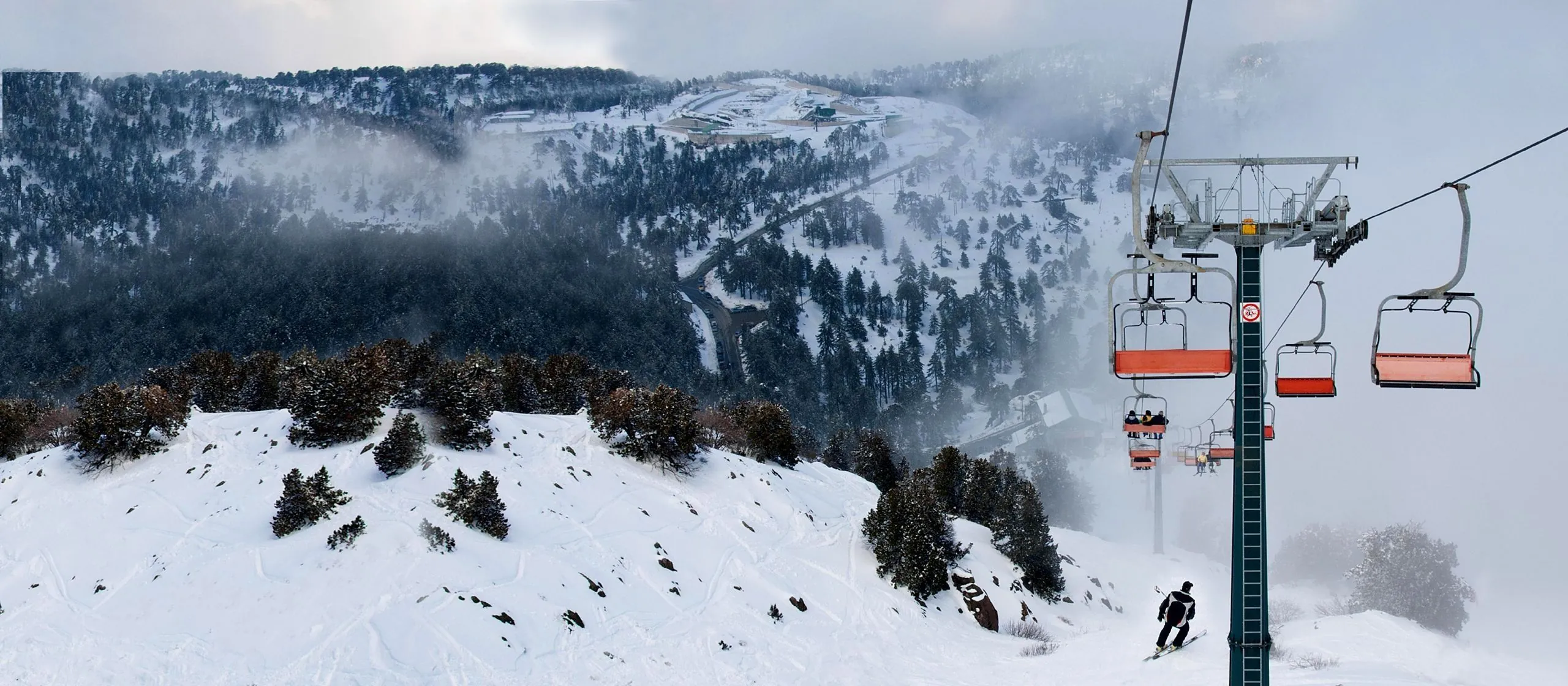 The Troodos Mountains in winter Cyprus Mount Troodos in winter