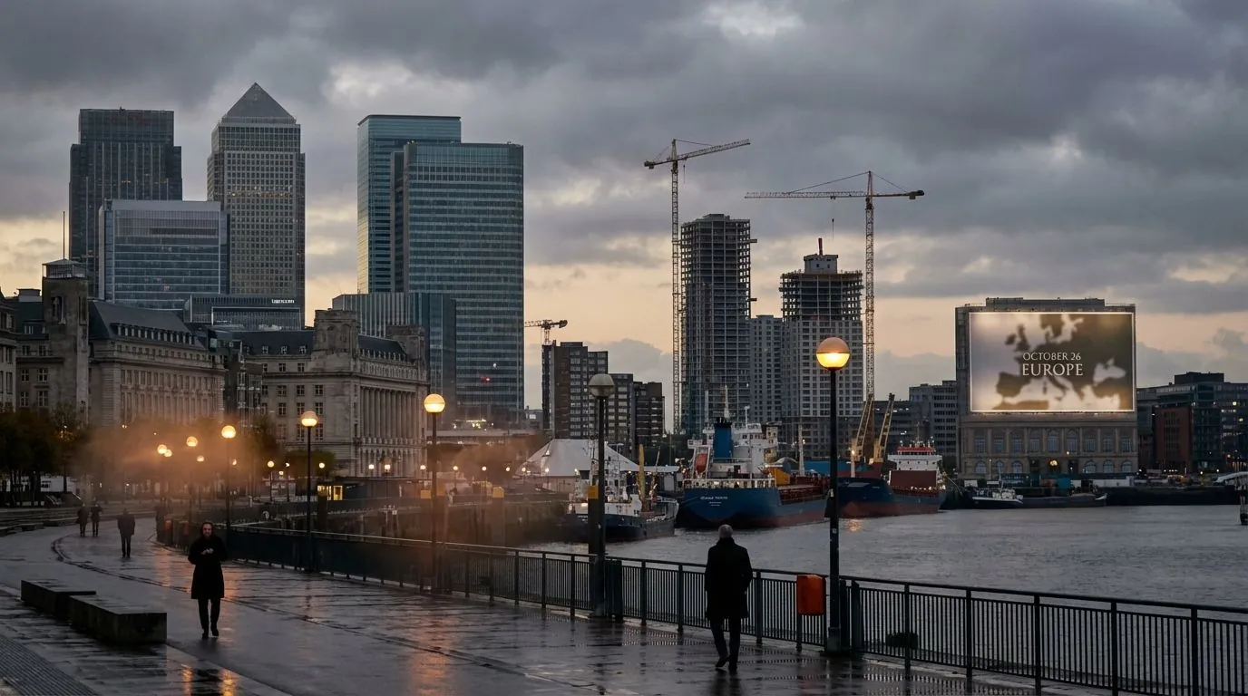 European skyline under geopolitical risk repricing context