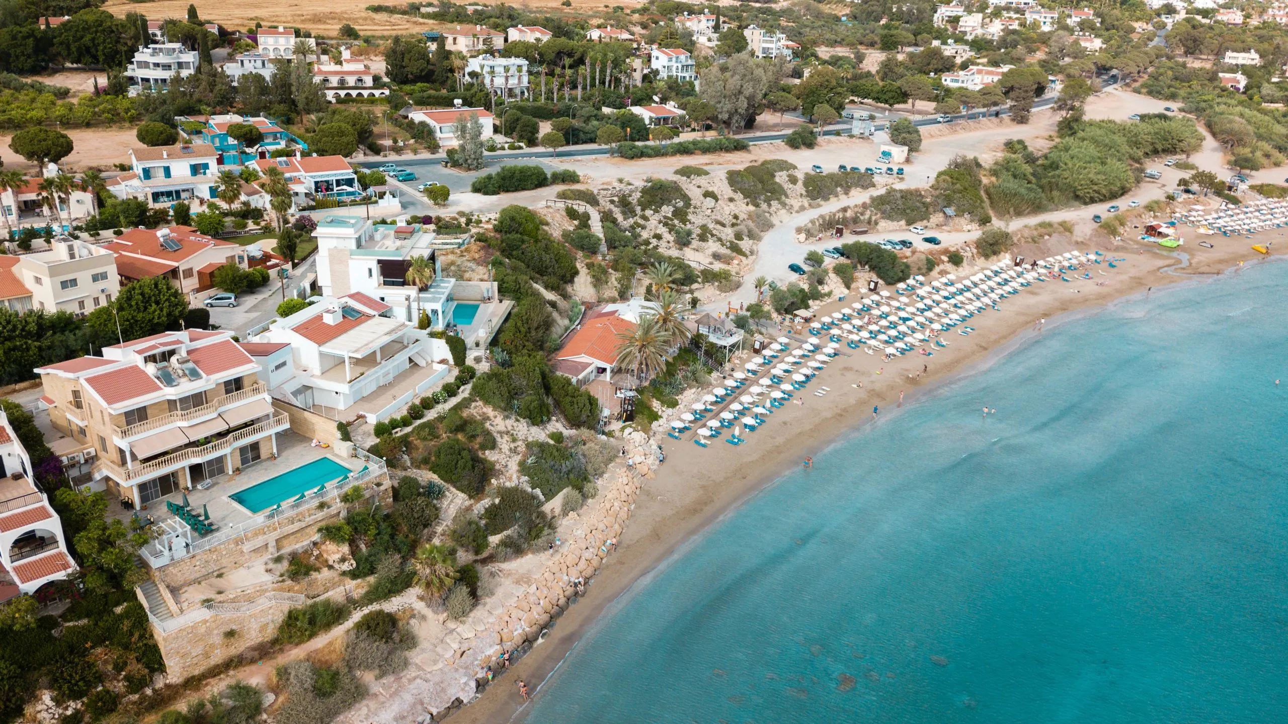 Mediterranean Sea. Peyia Paphos District, Cyprus