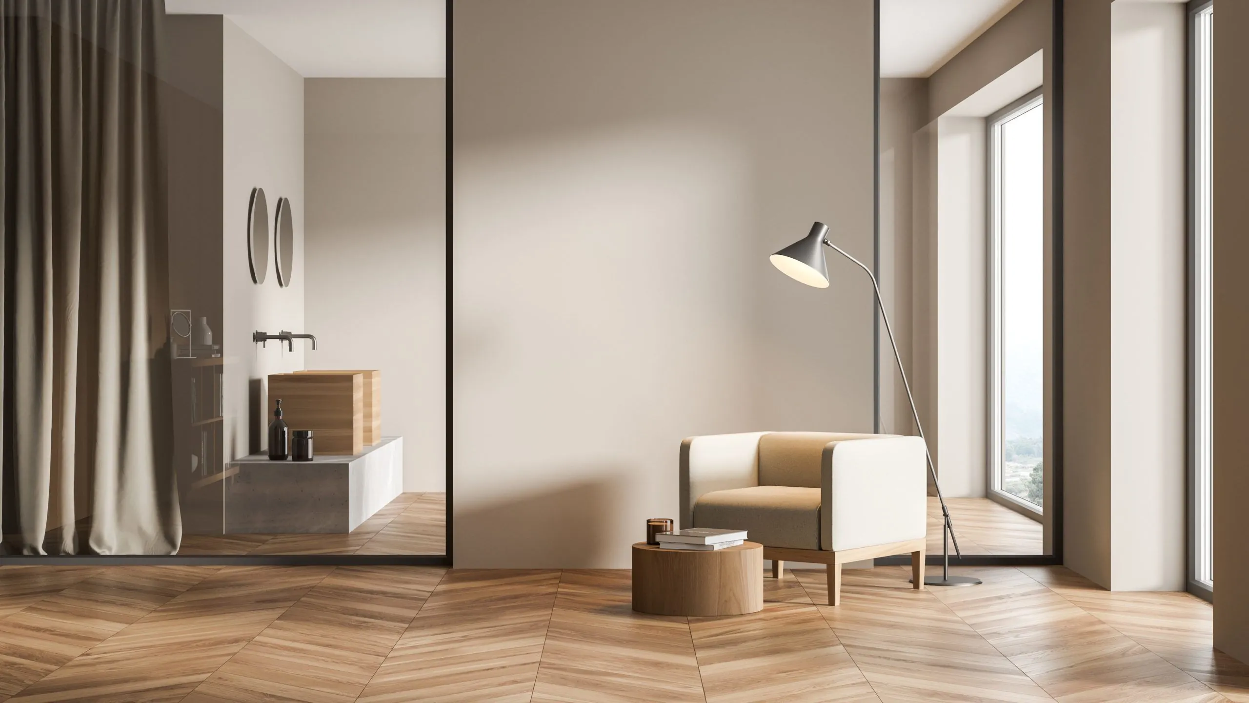 dark flooring with light walls for contrast dark flooring with light walls for contrast