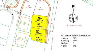 Жилой земельный участок на продажу, Никосия, Лакатамия