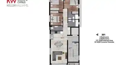 Квартира на продажу, Ларнака, Агиос Николаос