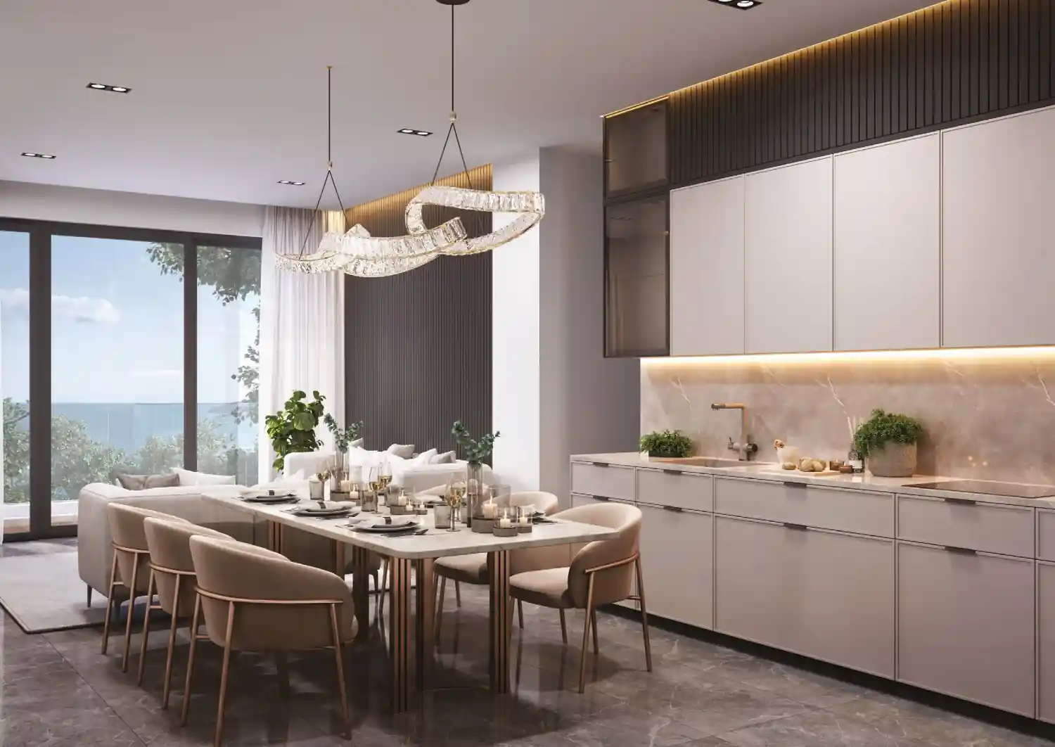 Panorama Apartments նախագծի հարդարման տարբերակ 4