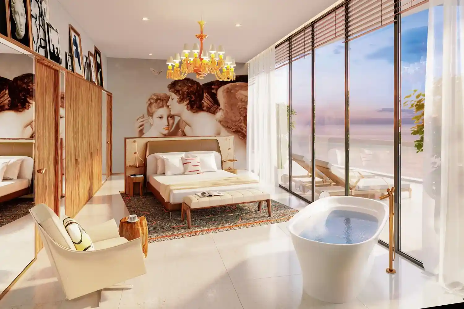 Вариант отделки проекта YOO Limassol Villas 3