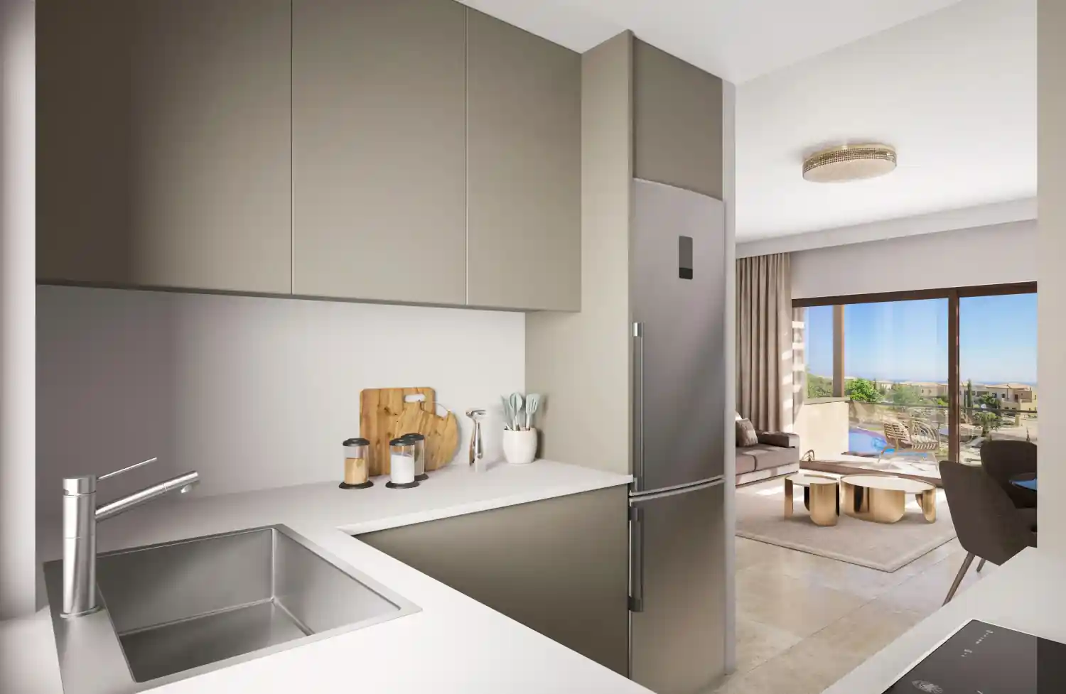 Варіант оздоблення проєкту Dionysus Greens Apartments 2