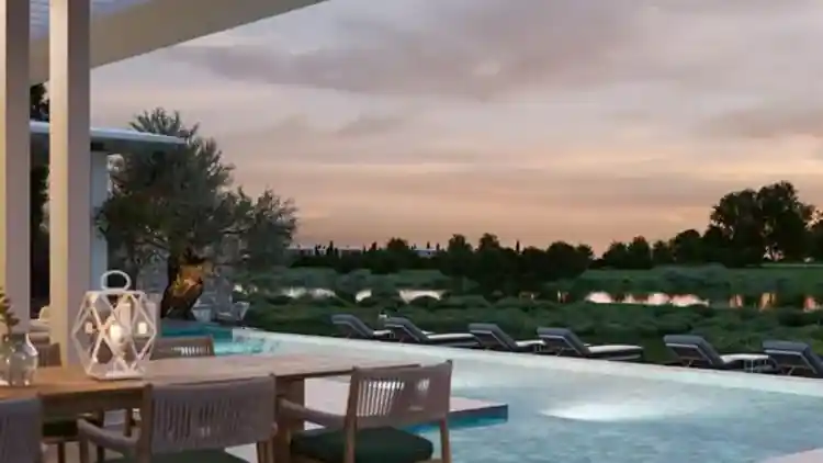 Opcja wykończenia projektu Limassol Greens. The Villas 2