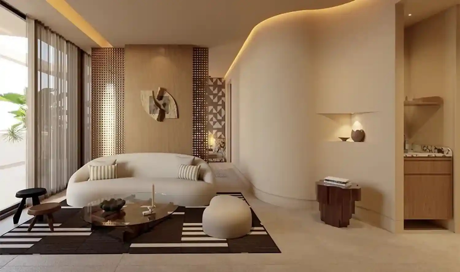 Palm Beach Resort  նախագծի հարդարման տարբերակ 6