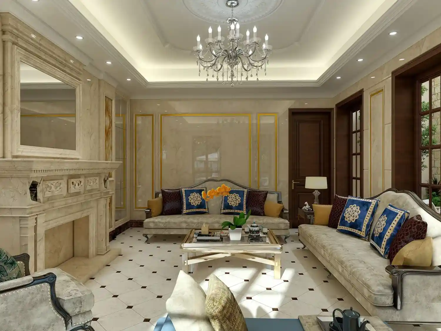 Old Bridge – Luxury Residences նախագծի հարդարման տարբերակ 3