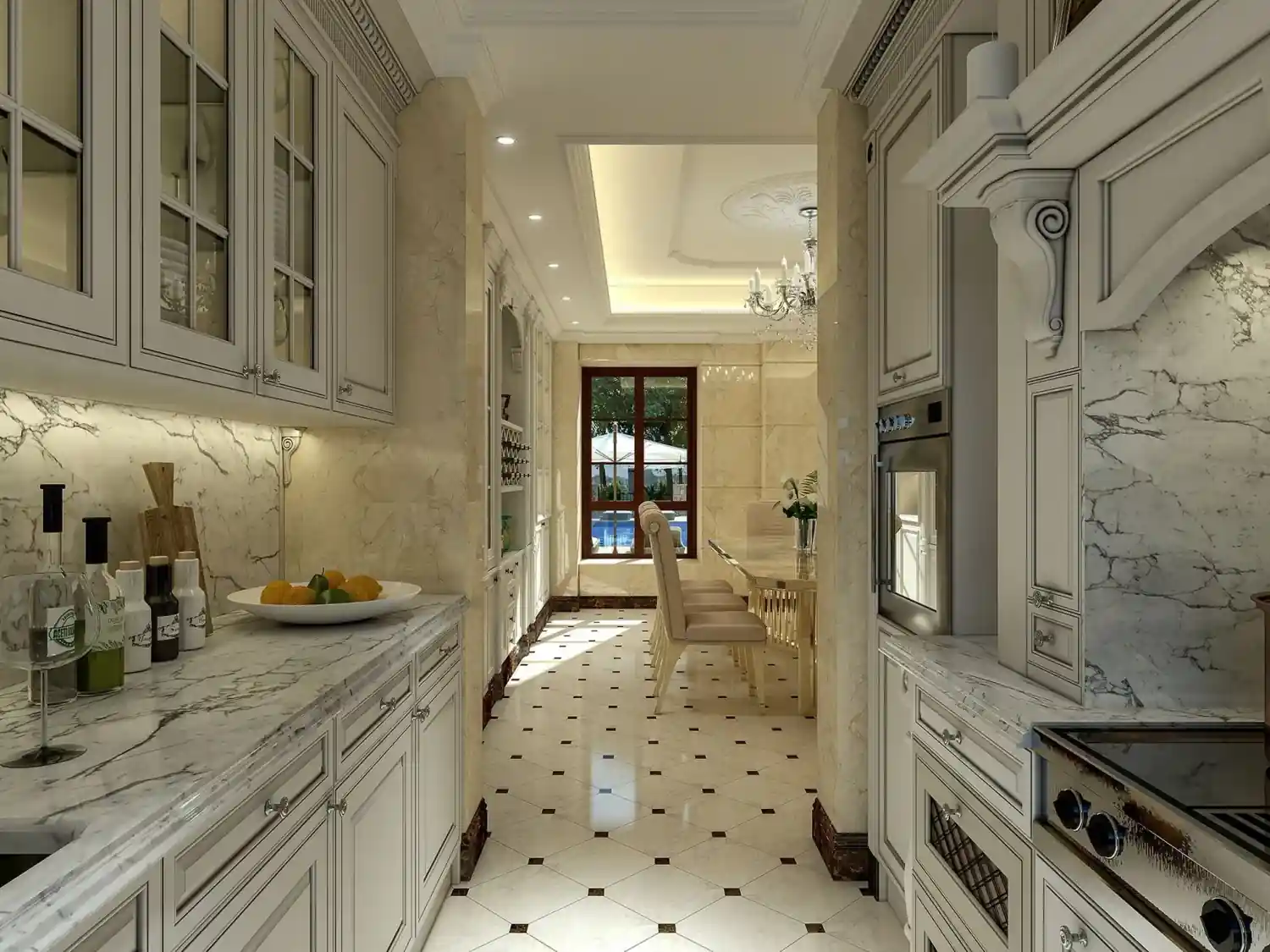 Old Bridge – Luxury Residences նախագծի հարդարման տարբերակ 2