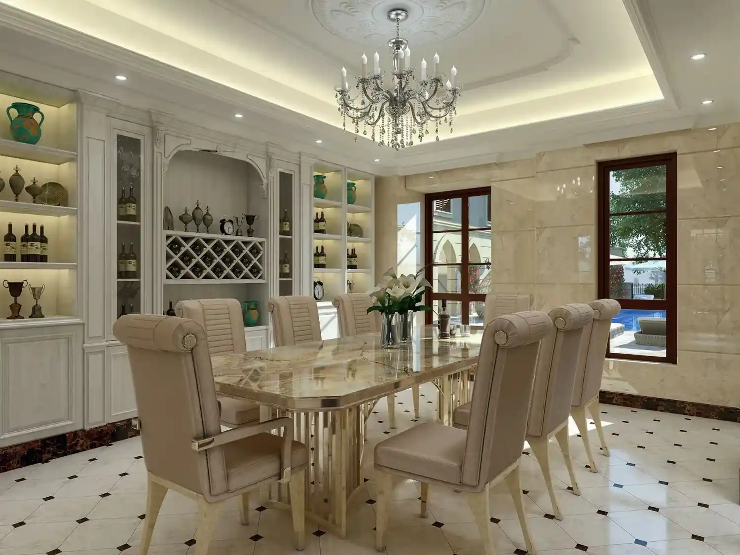 Old Bridge – Luxury Residences նախագծի հարդարման տարբերակ 7