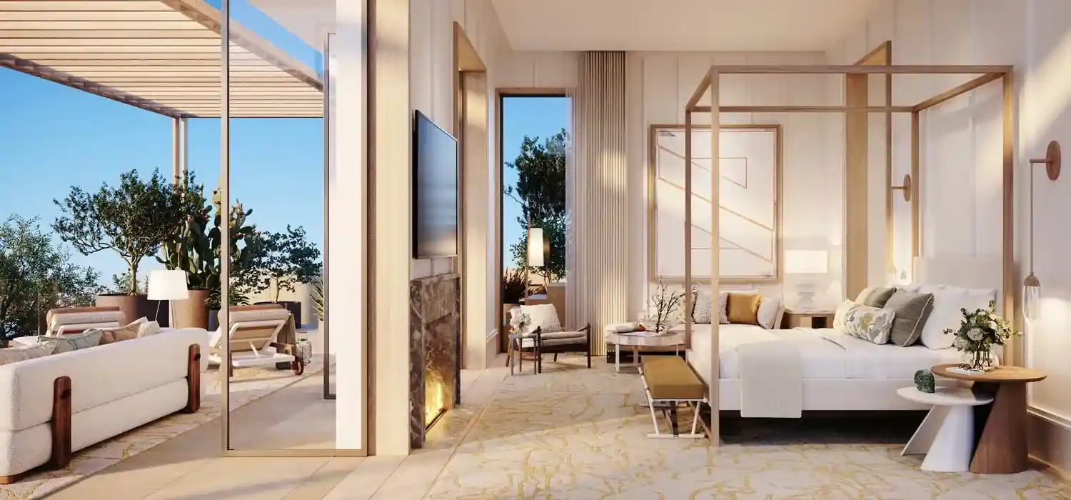 Opcja wykończenia projektu Limassol Greens. The Villas 1