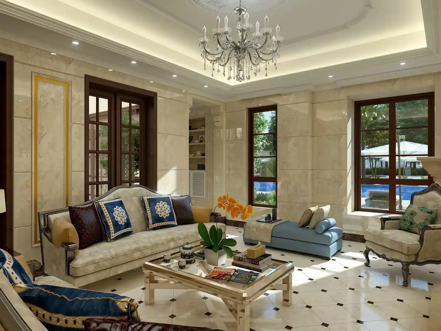 Old Bridge – Luxury Residences նախագծի հարդարման տարբերակ 11
