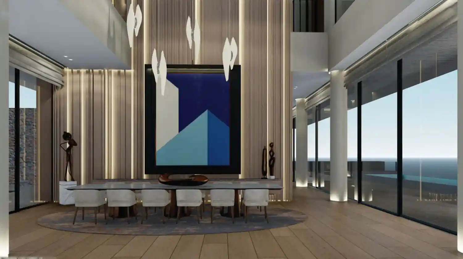 Επιλογή φινιρίσματος του έργου Majestic Villas 9