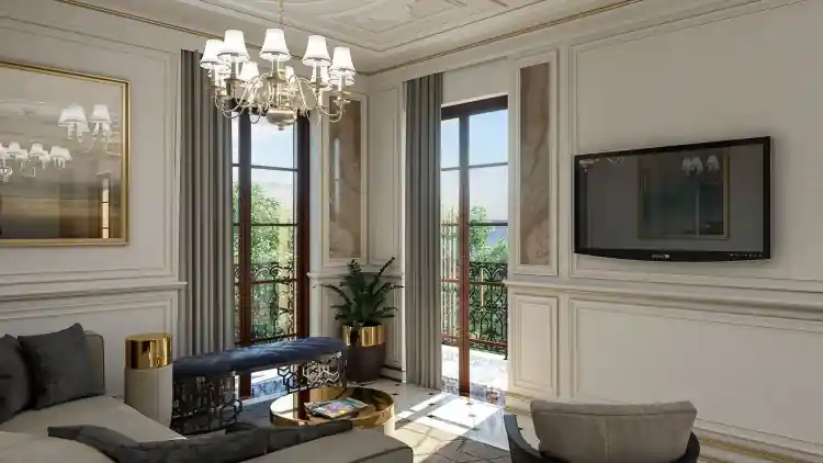 Old Bridge – Luxury Residences նախագծի հարդարման տարբերակ 1