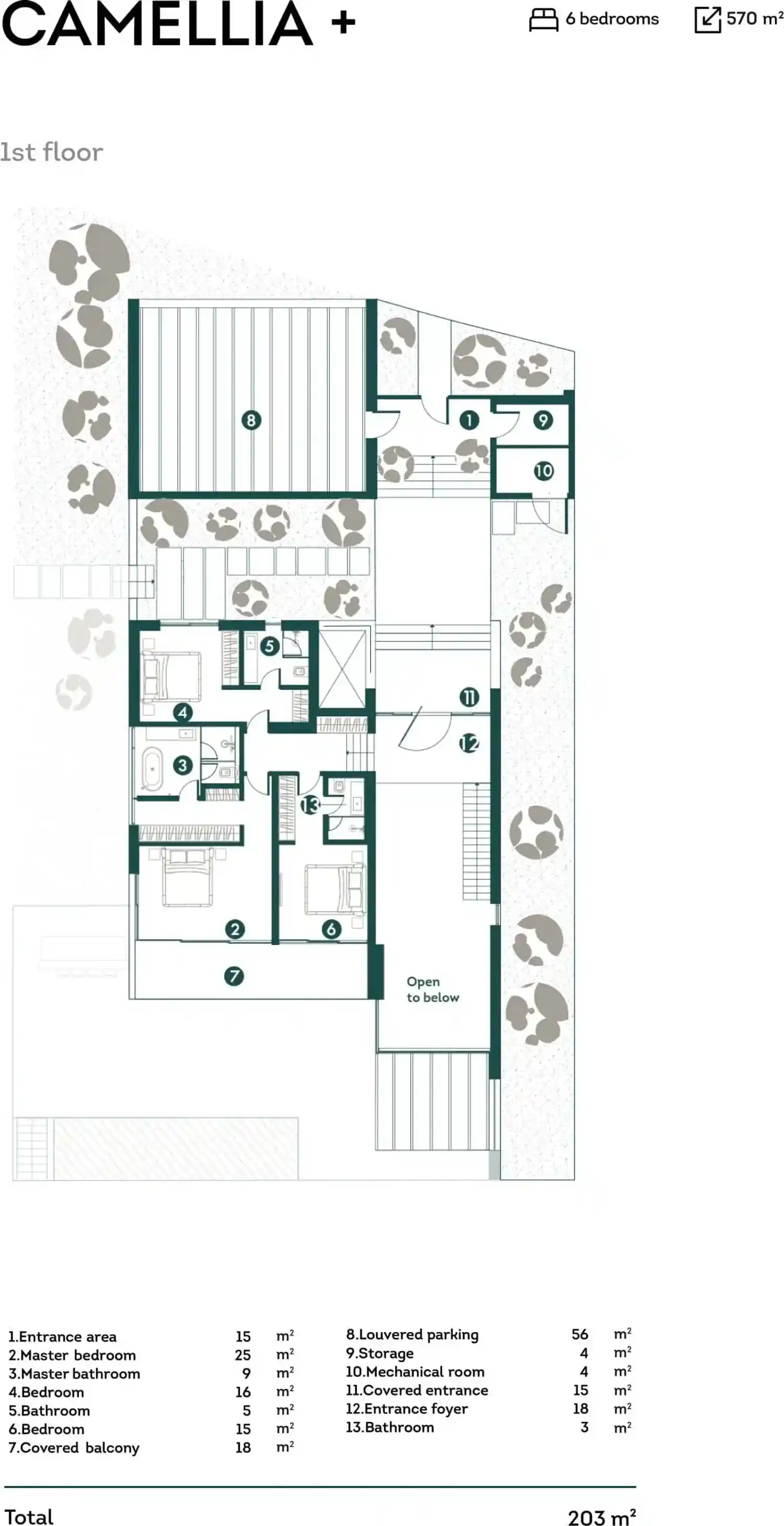 Rzut projektu Palisandro hills 20
