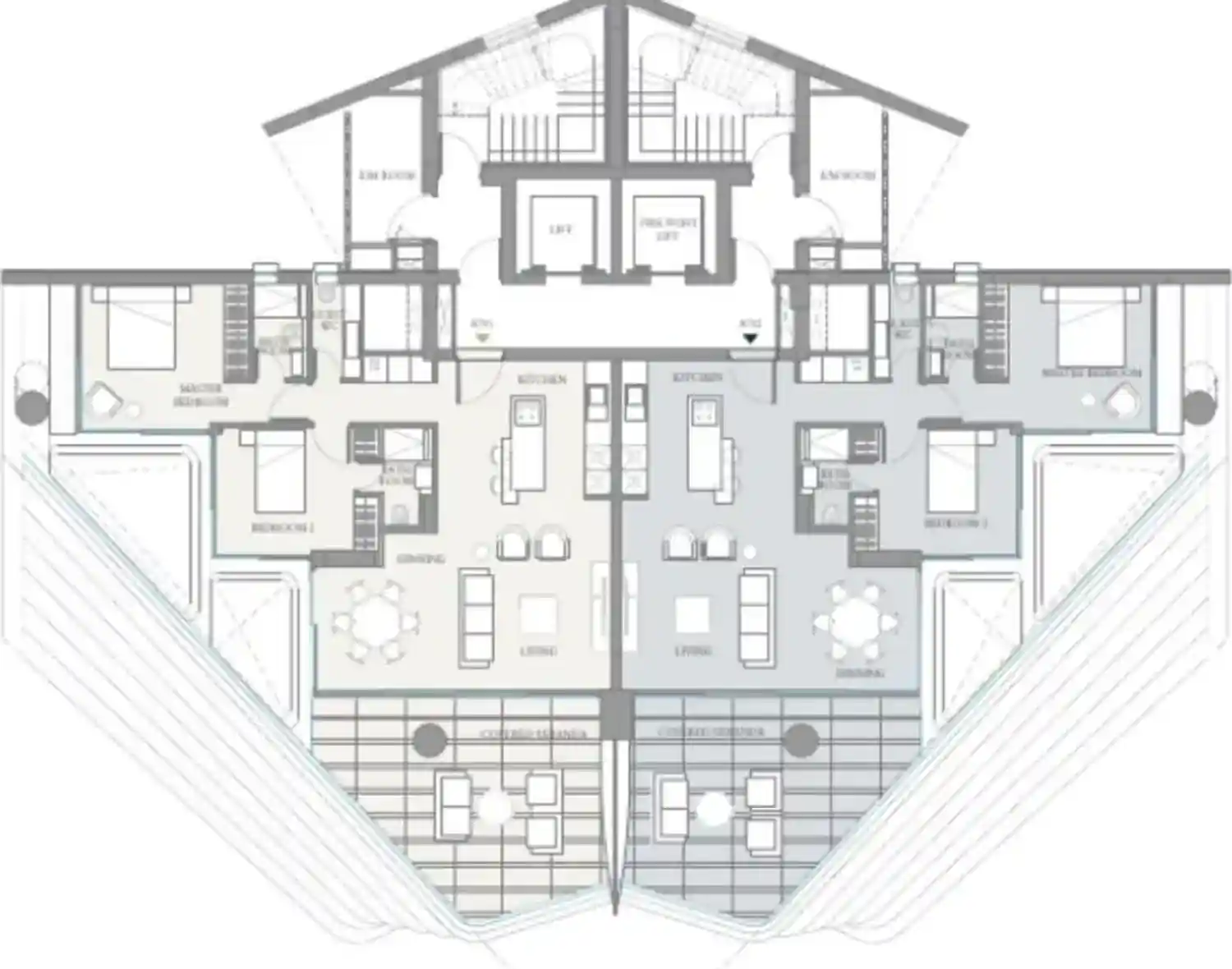 Κάτοψη του έργου 180° Residences 7