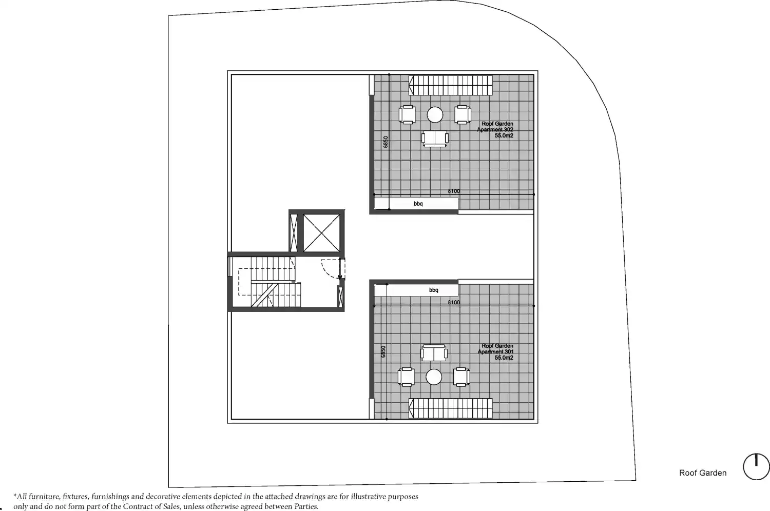 Планировка проекта [KAIA] Residences Germasogeia Off Plan 5