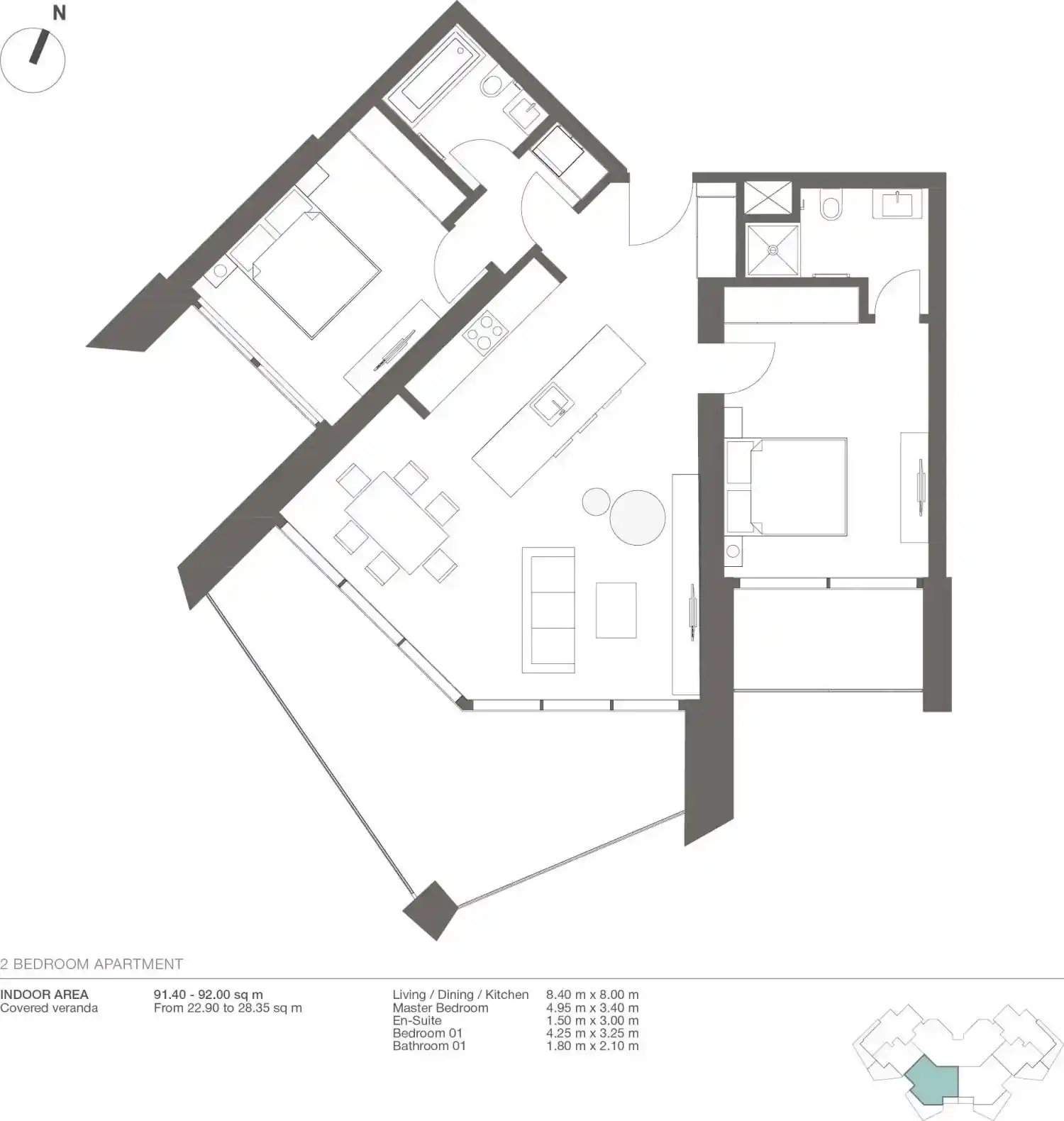 Sky tower floor plan 1