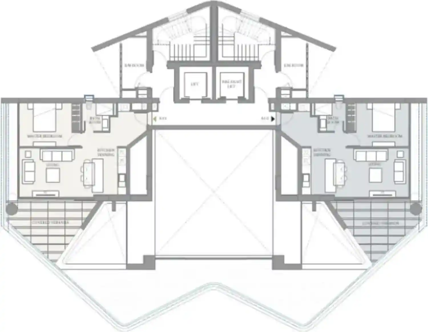 Κάτοψη του έργου 180° Residences 2