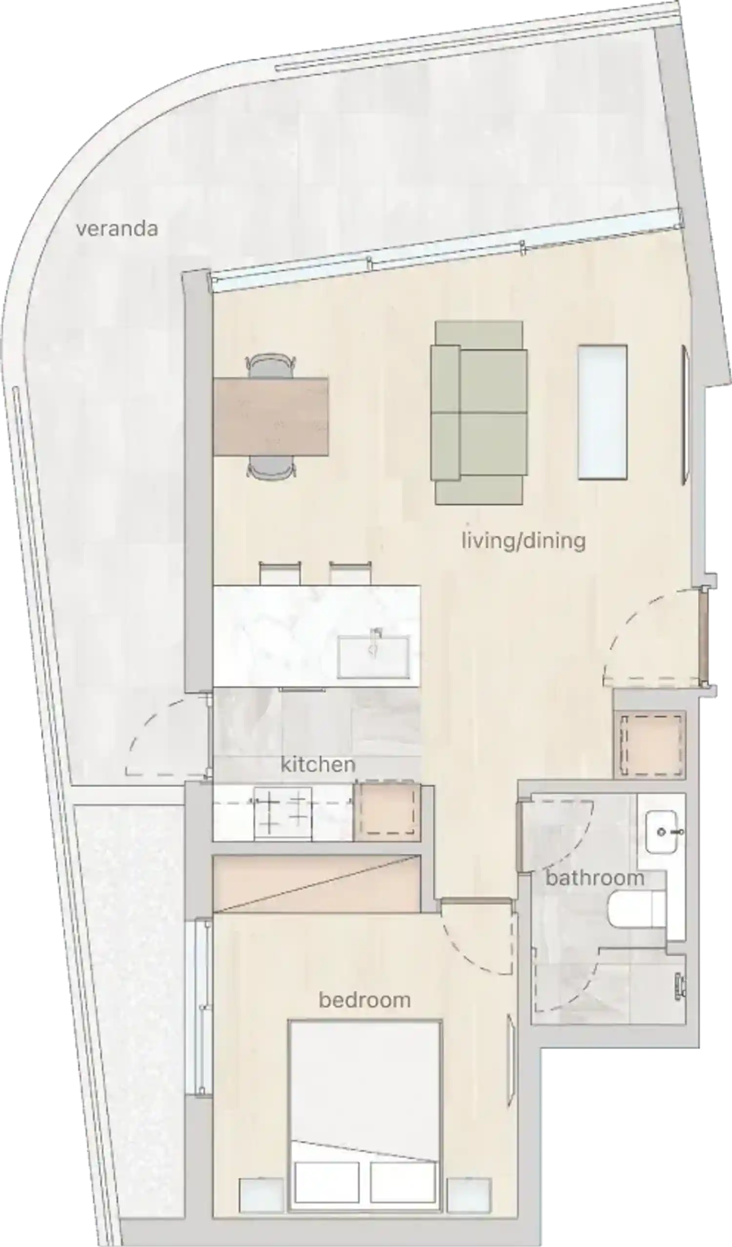 Art Square floor plan 1
