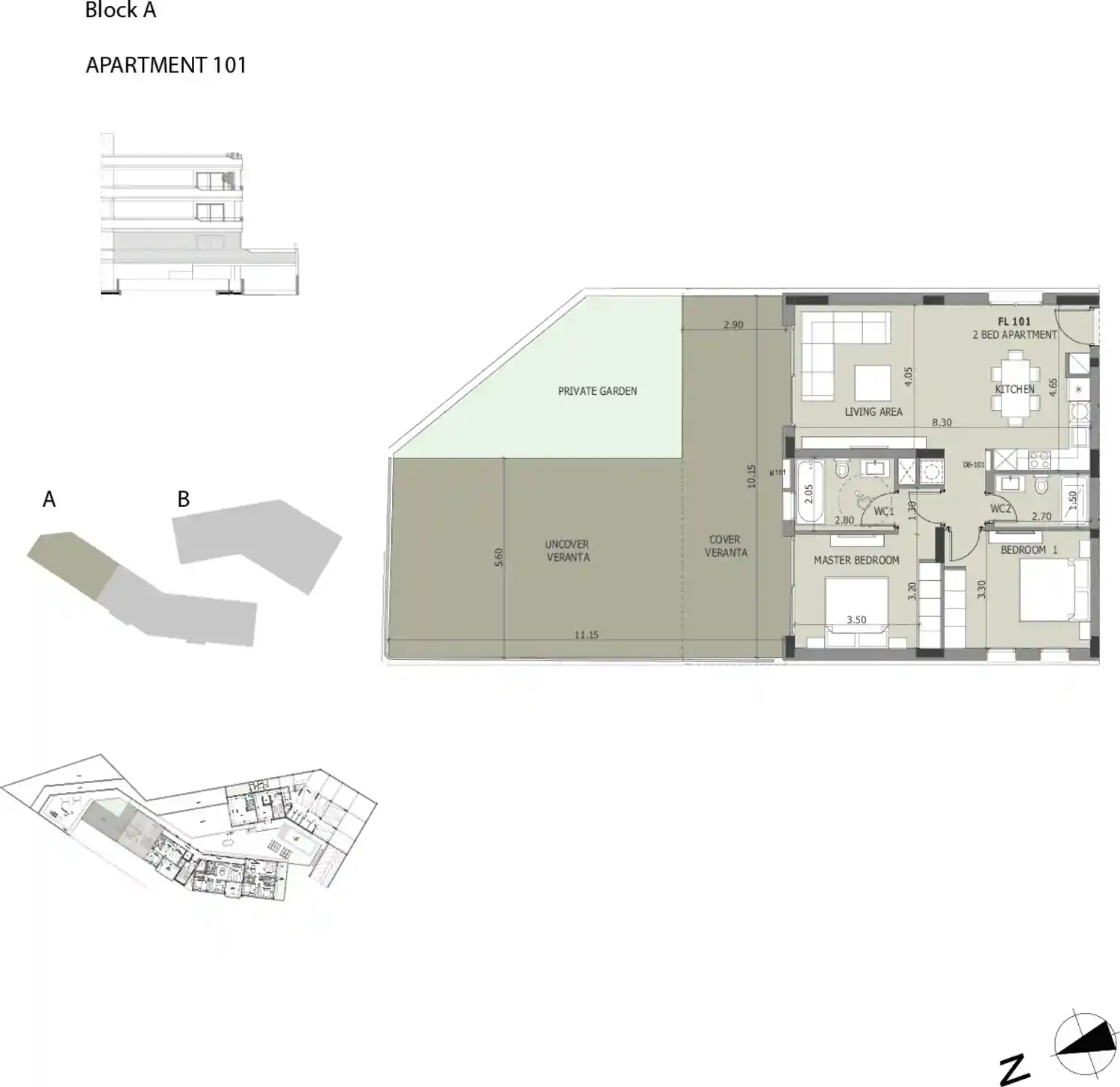 Rzut projektu cypress grove 3