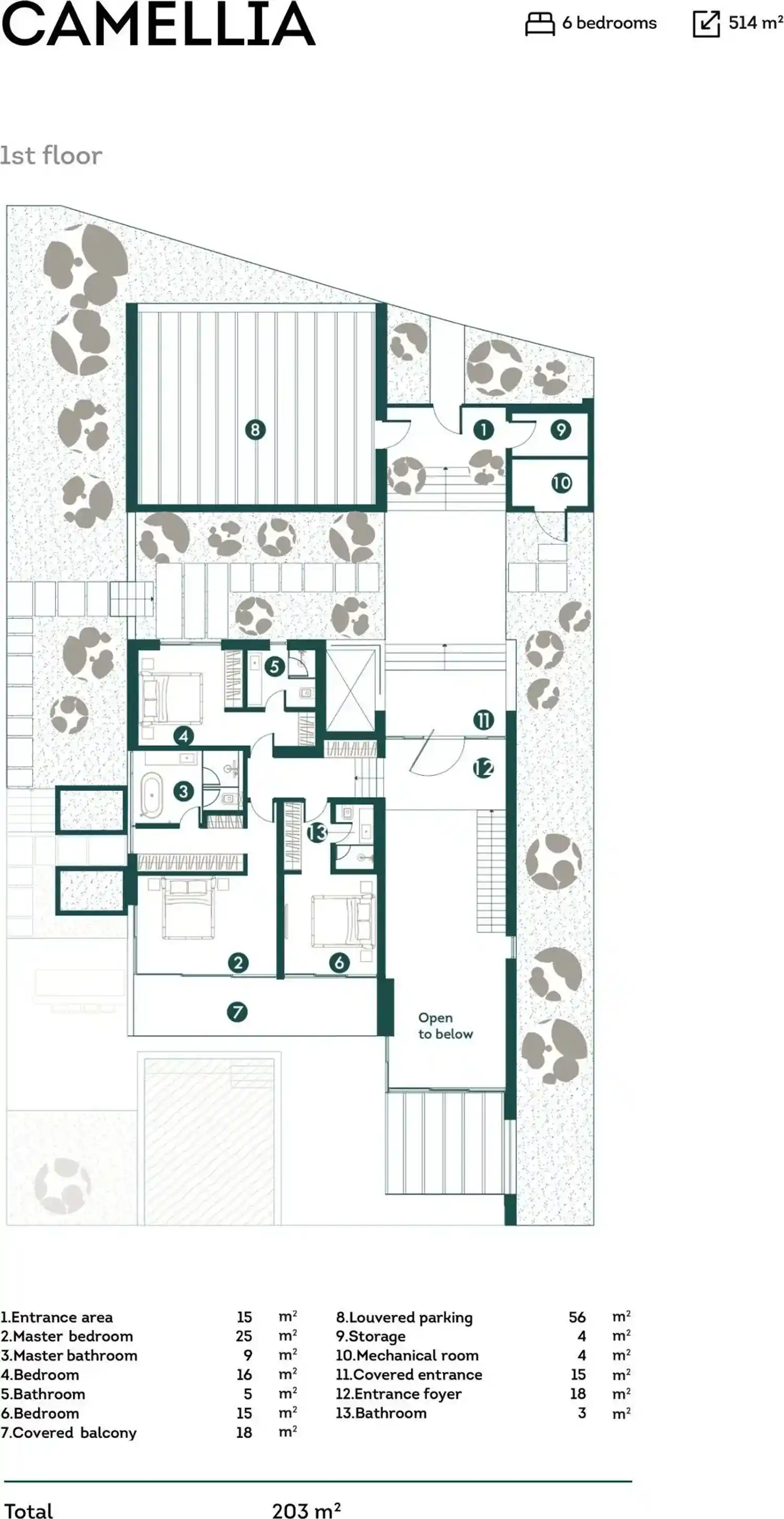 Rzut projektu Palisandro hills 21