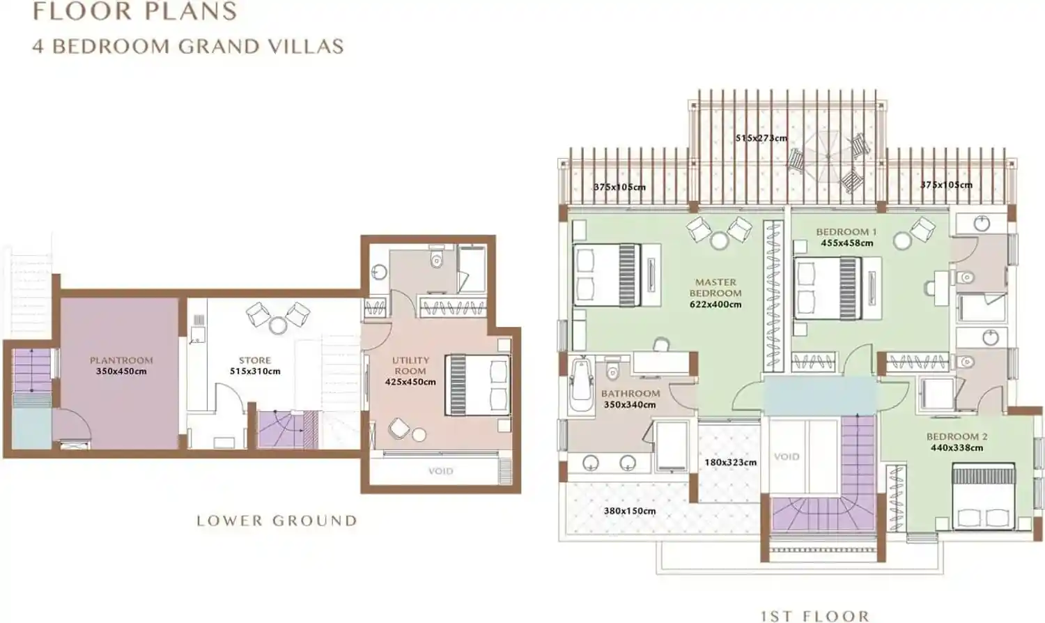 Κάτοψη του έργου Dionysus Greens Villas 4