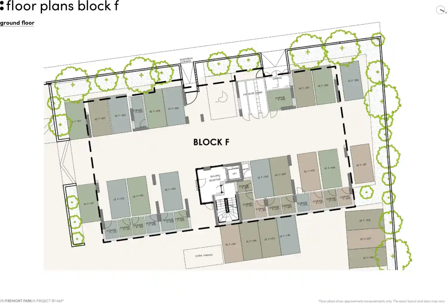 Rzut projektu Fremont park 27