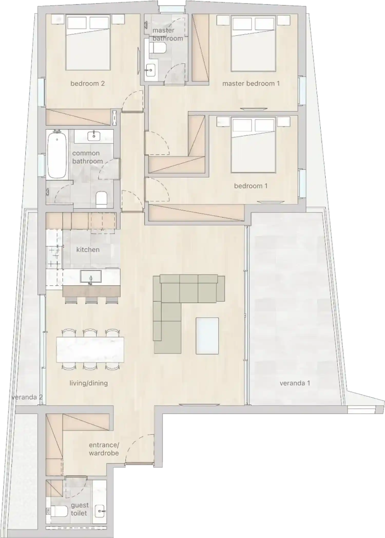 Art Square floor plan 5