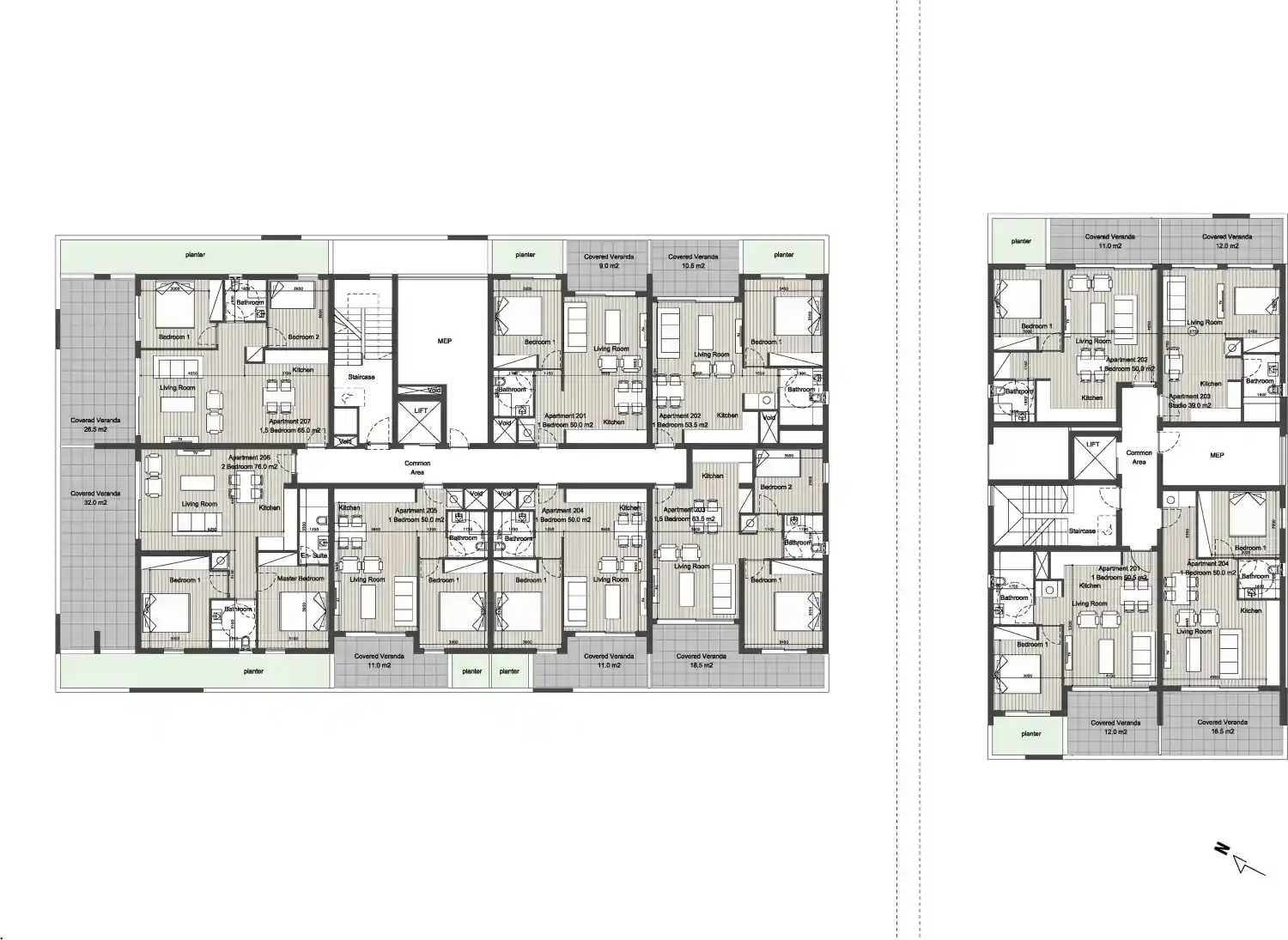 Rzut projektu [NAYA] Residences Agios Athanasios Off Plan 3
