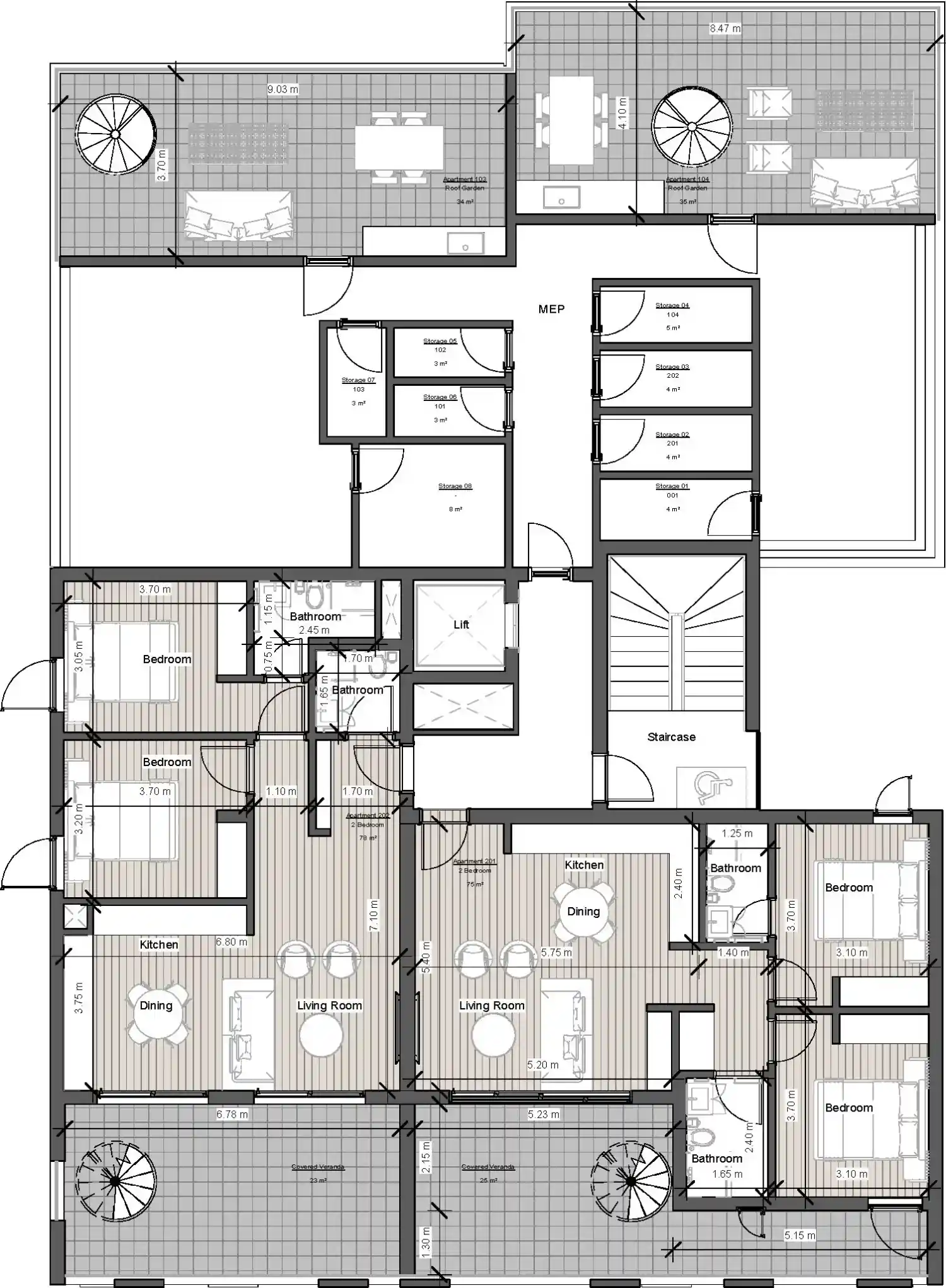 [ZAYA] Residences Universal Off Plan floor plan 3