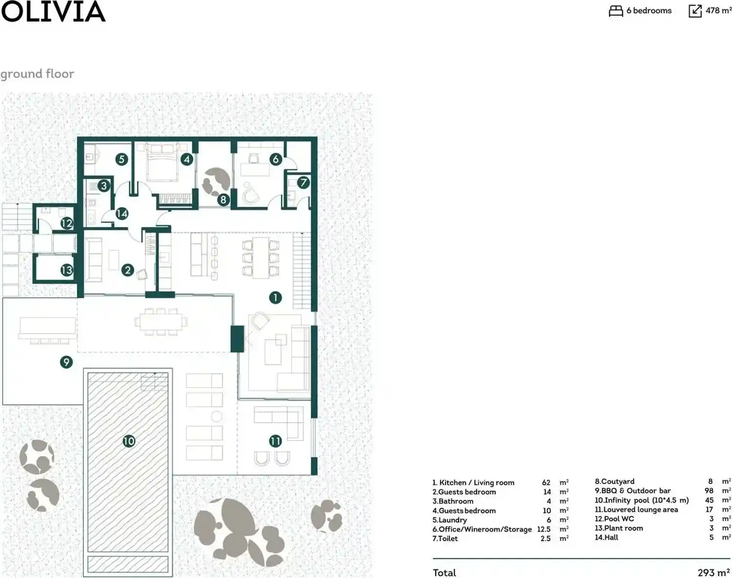 Rzut projektu Palisandro hills 15
