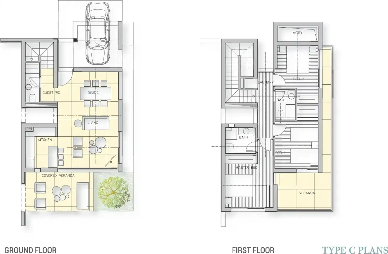 Rzut projektu Sea Blanc Residences 1