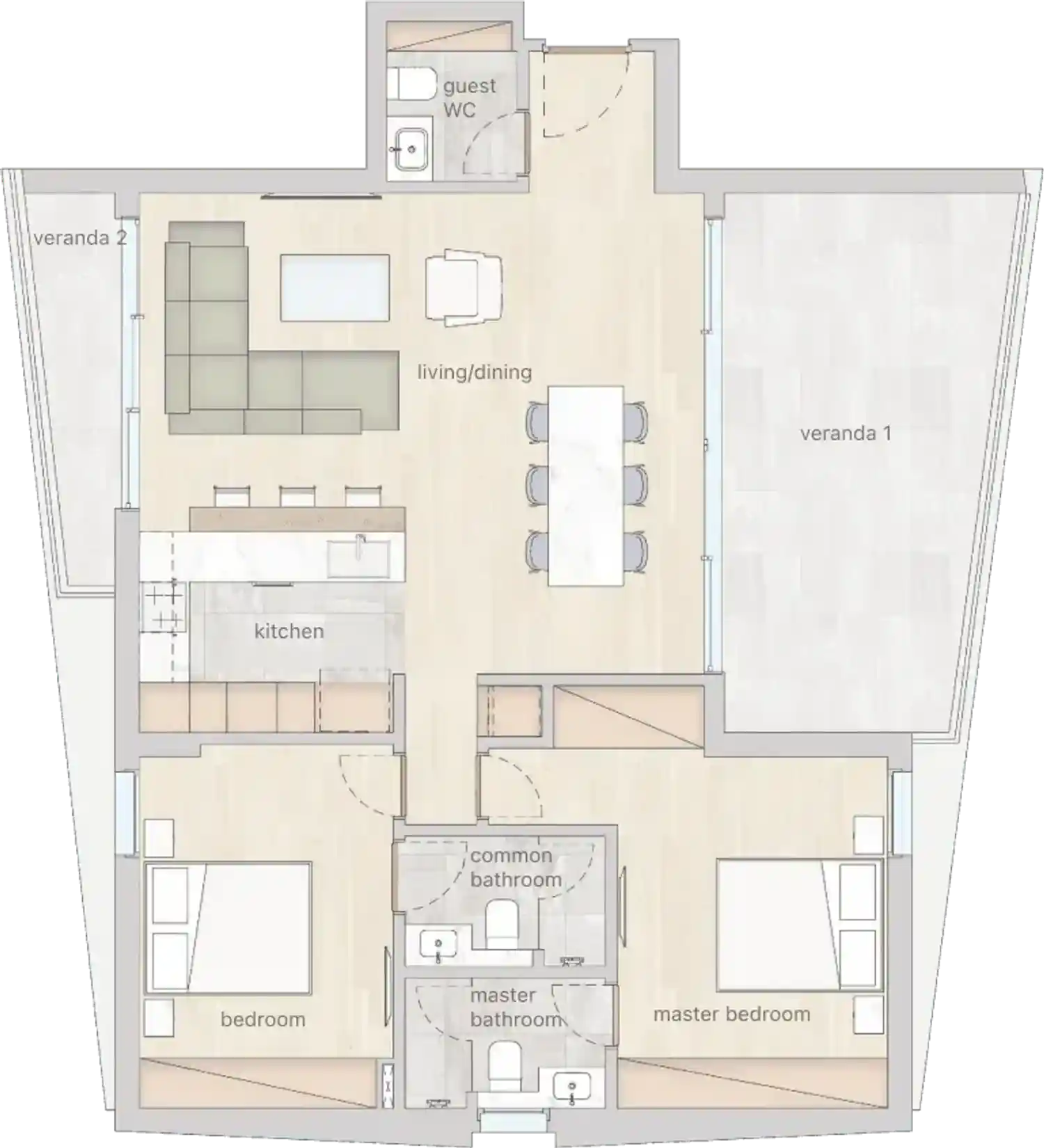 Art Square floor plan 2