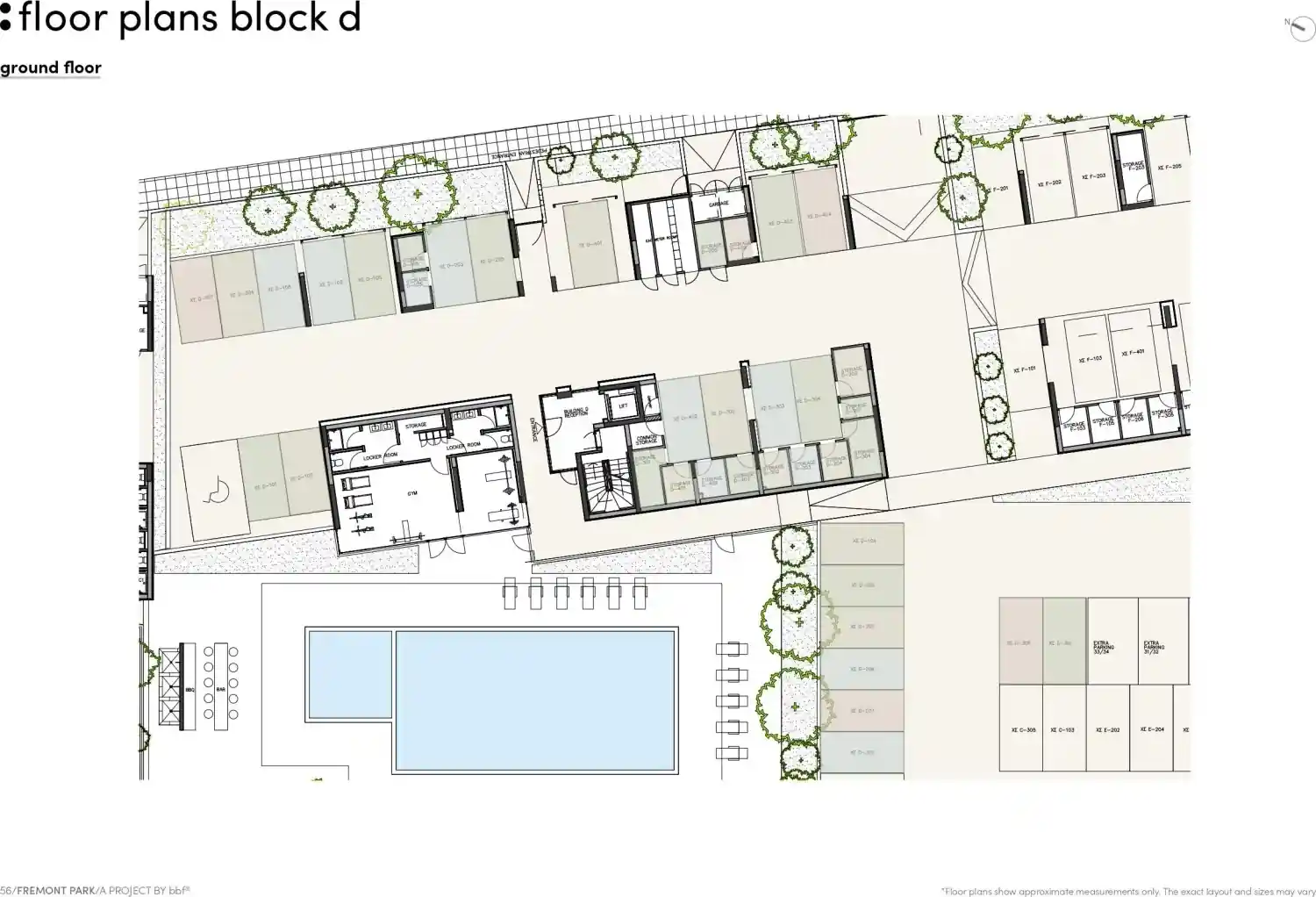 Rzut projektu Fremont park 30