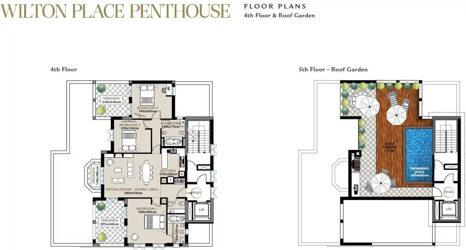 Belgravia Residences նախագծի հատակագիծ 3