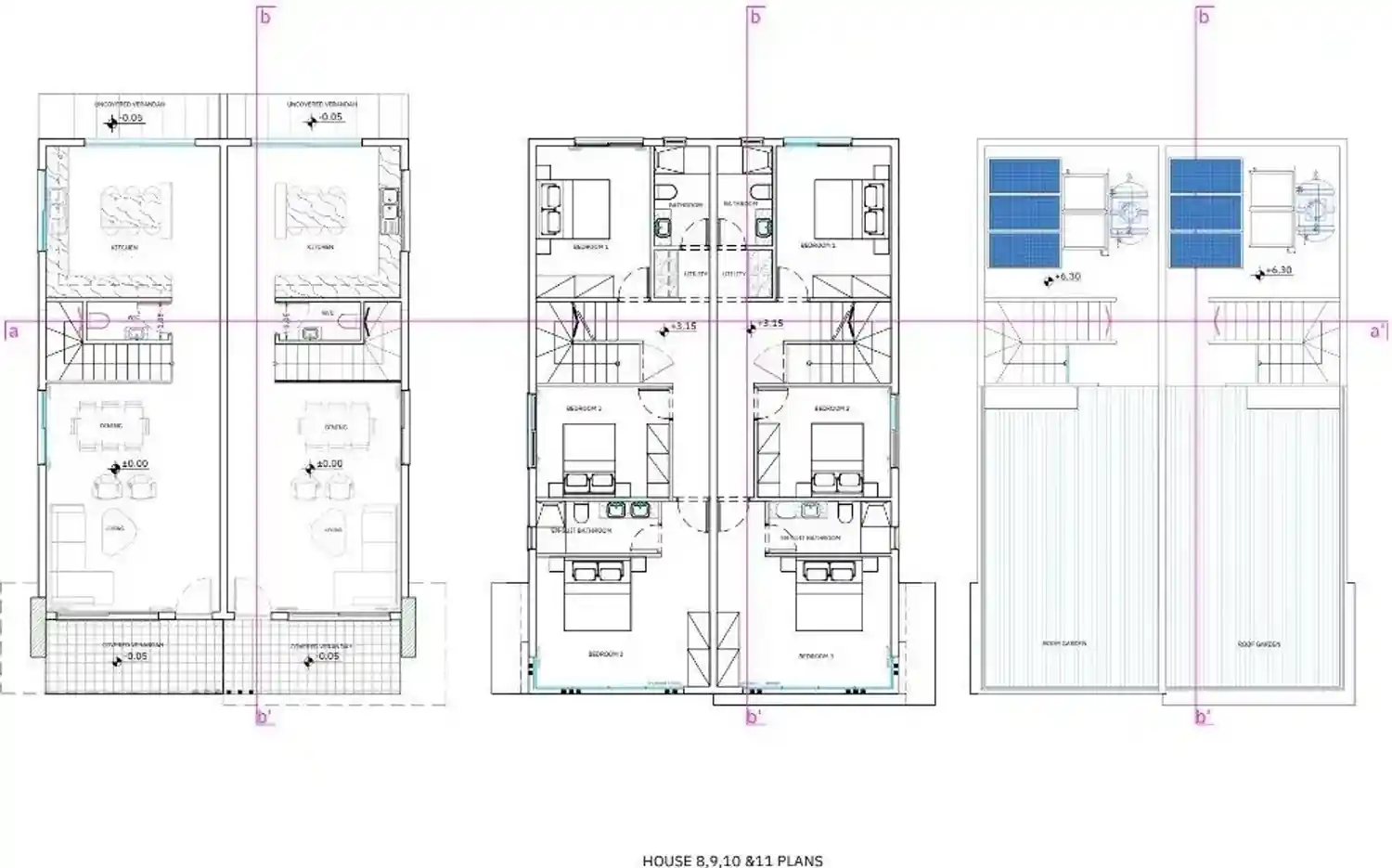 Планировка проекта LIBRA Townhouses 4