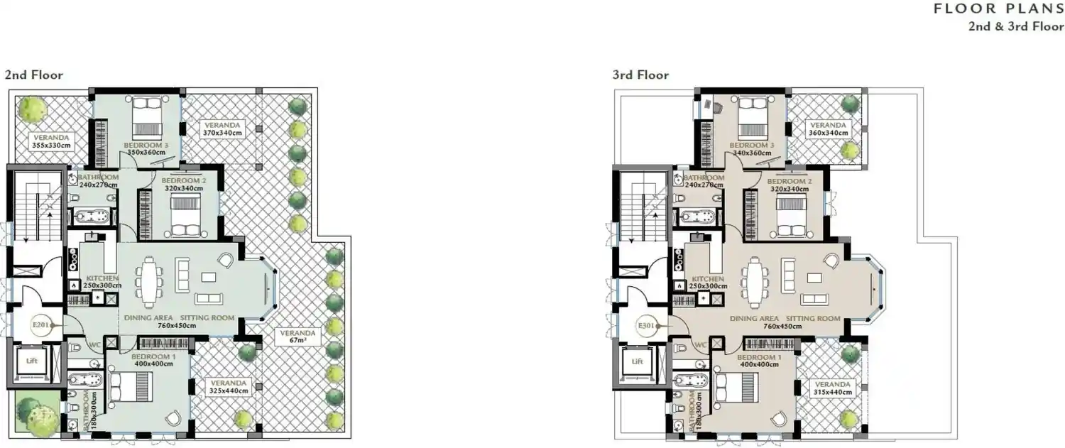 Belgravia Residences նախագծի հատակագիծ 6