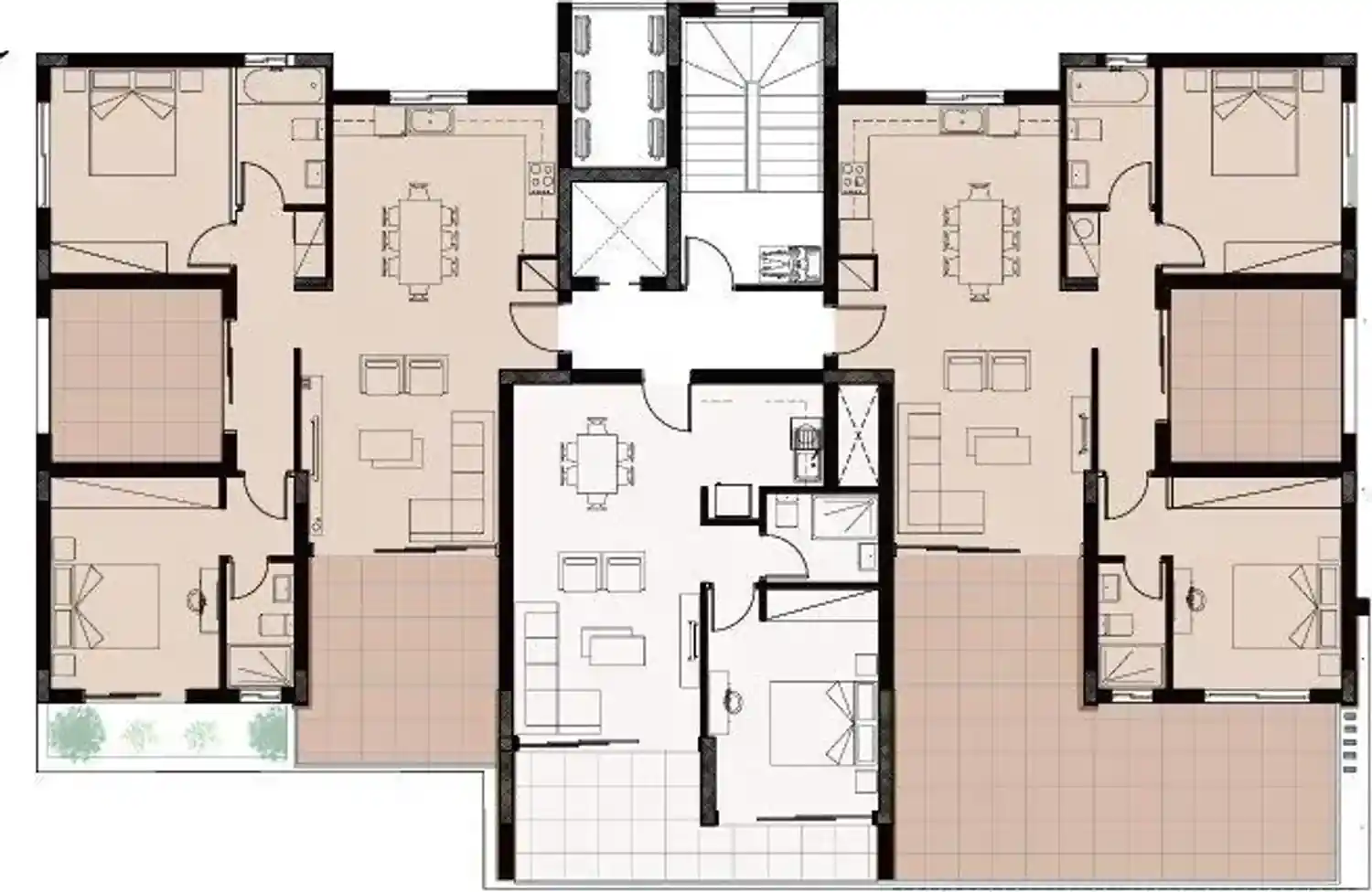 La Residenza floor plan 3