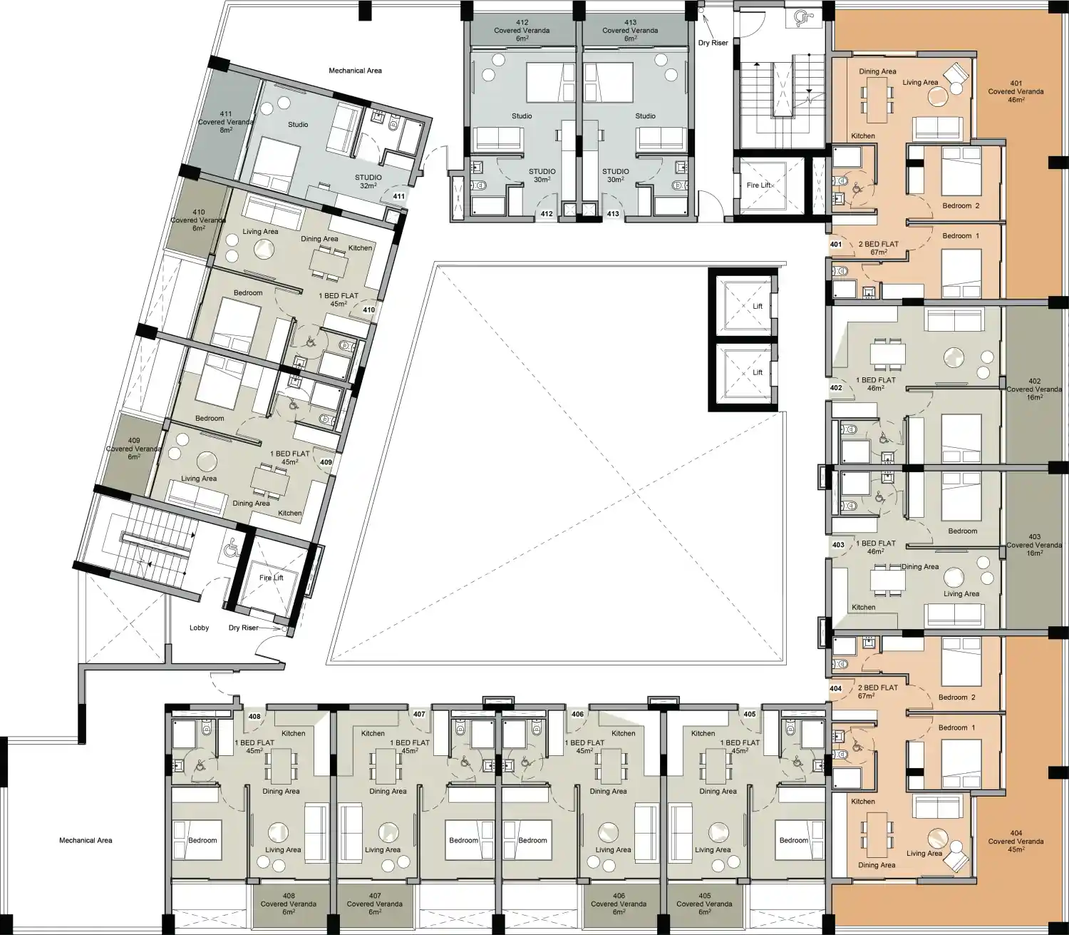 [THE DOCKS] Tsiflikoudia Off Plan floor plan 6