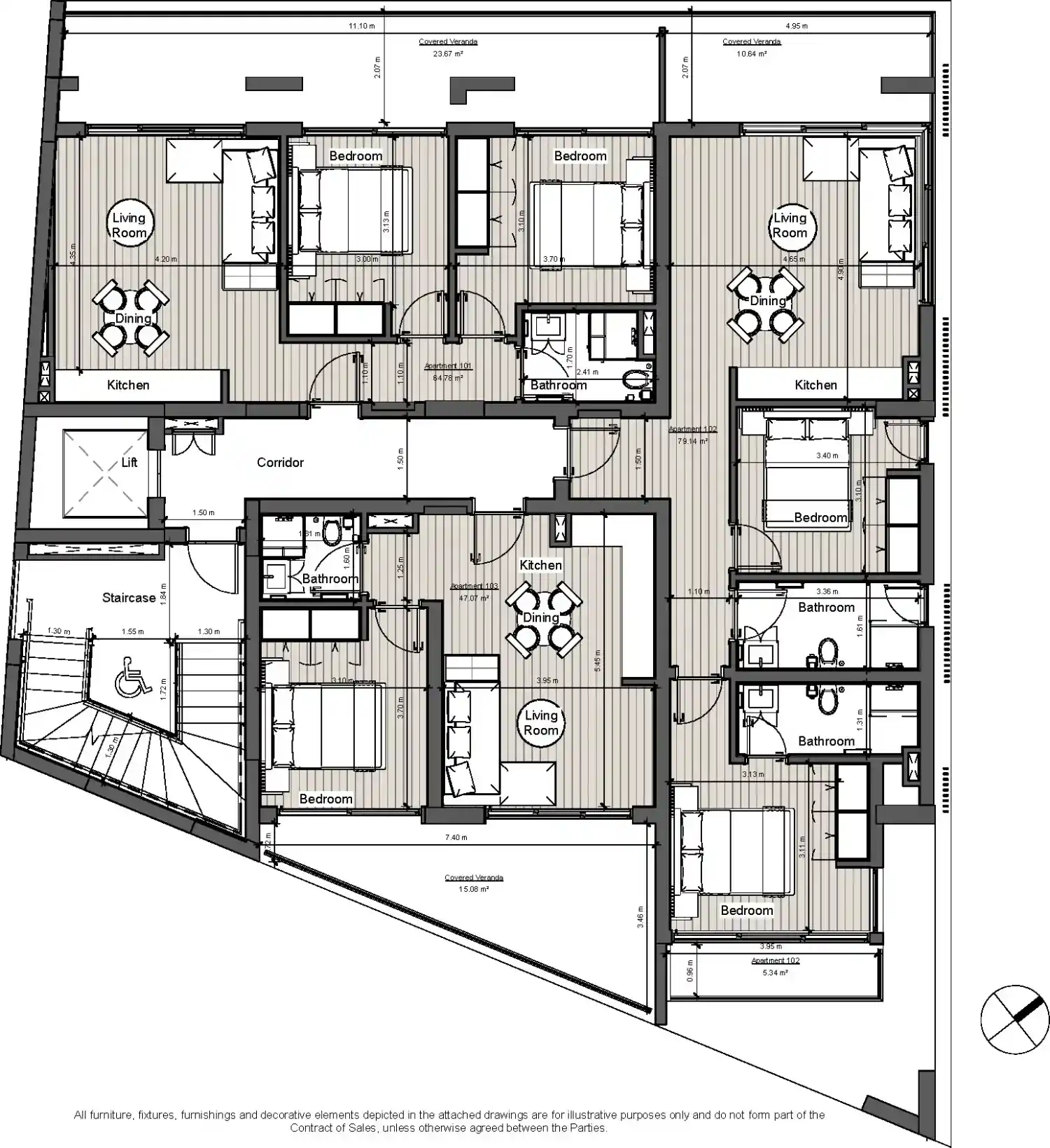 Rzut projektu [SOLEA] Residences Katholiki Off Plan 2