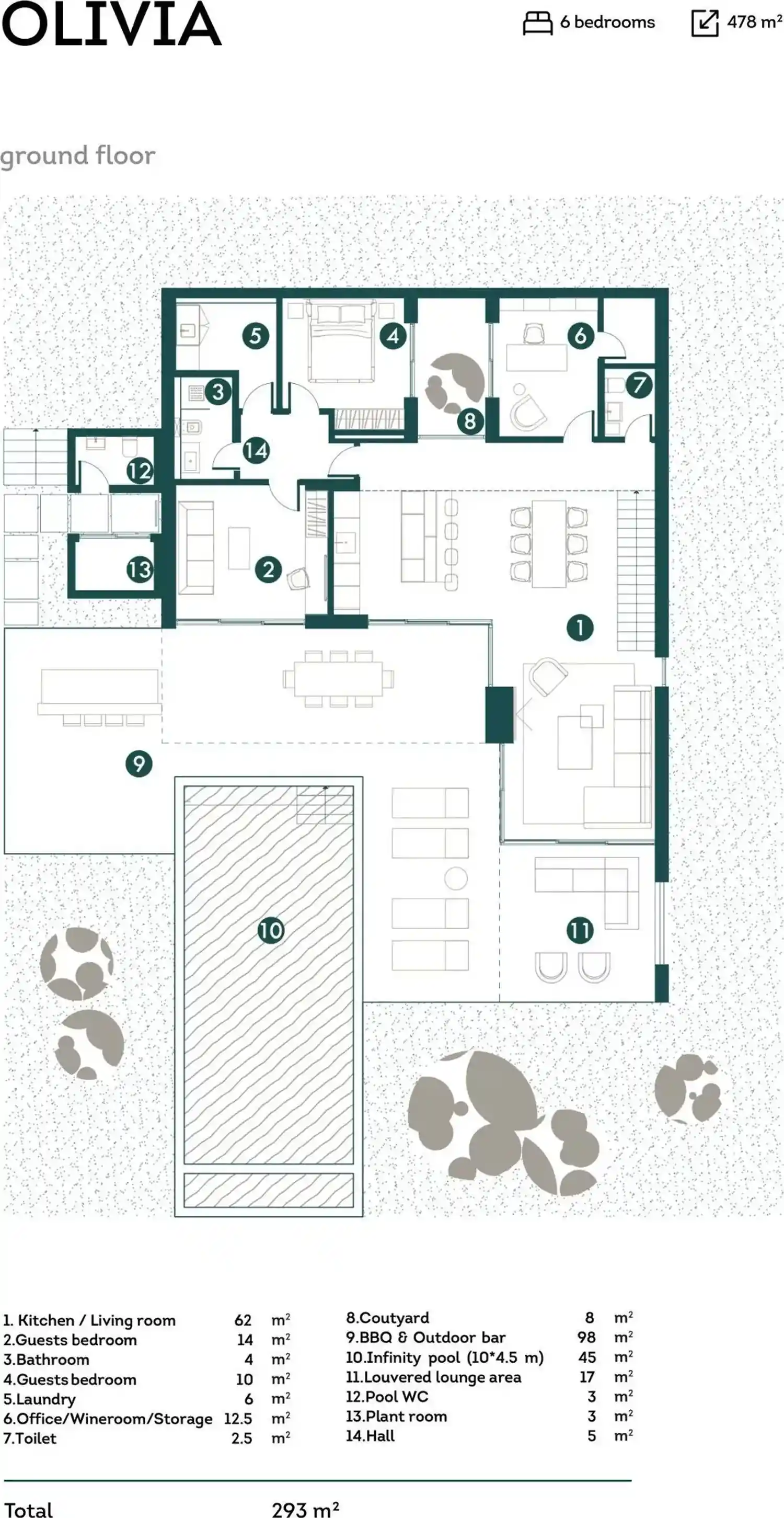 Rzut projektu Palisandro hills 14