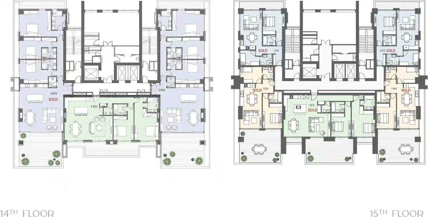 Dream Tower floor plan 16