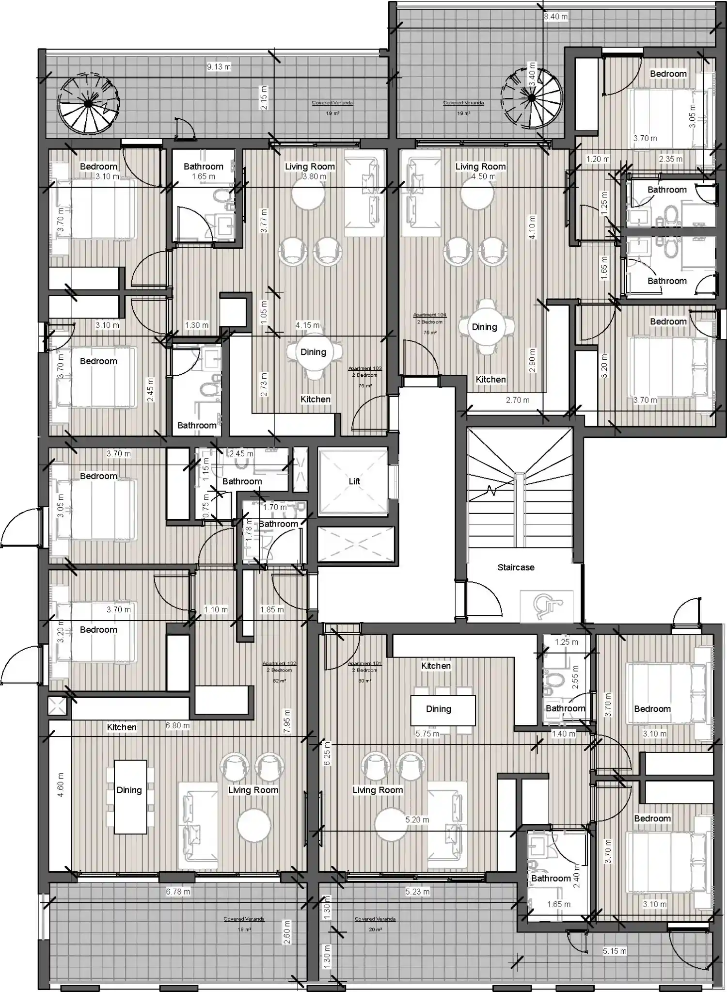 [ZAYA] Residences Universal Off Plan floor plan 2