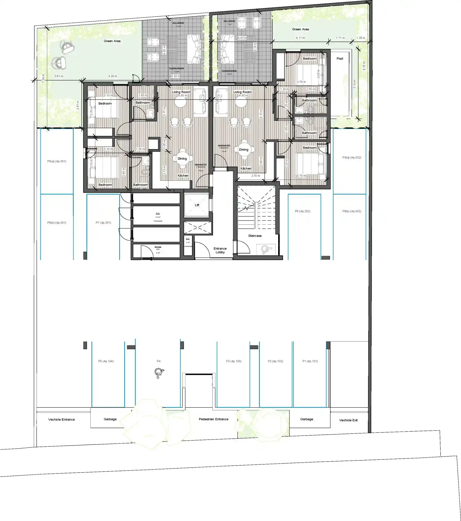 [ZAYA] Residences Universal Off Plan floor plan 1