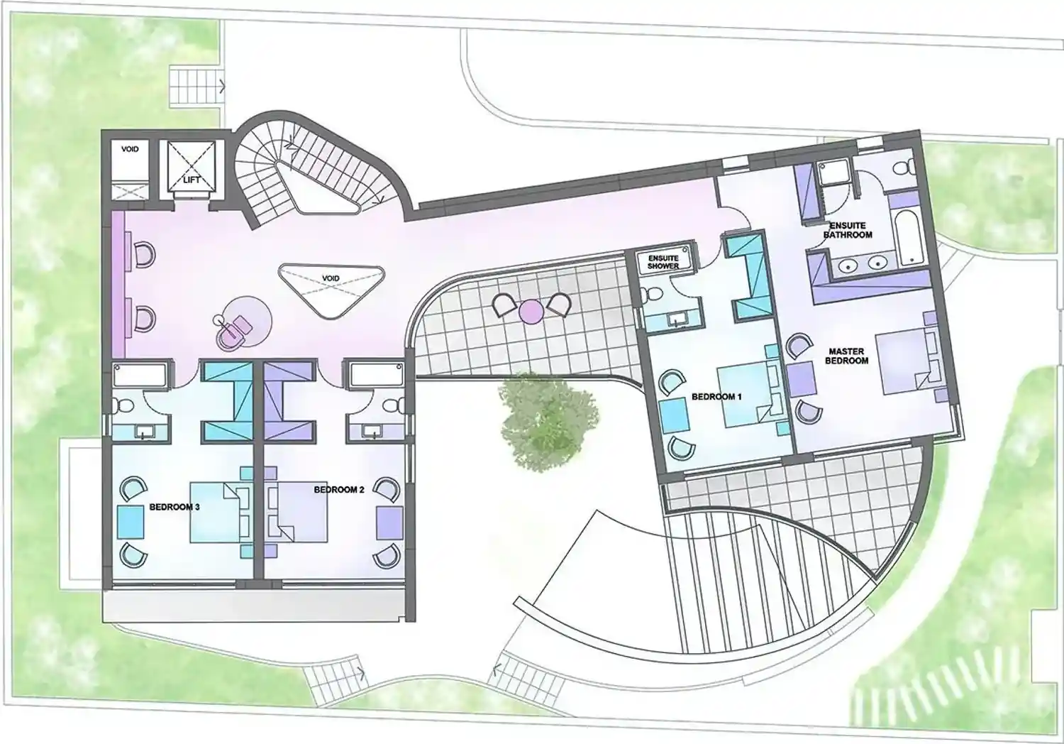 Rzut projektu Casa Futura 4