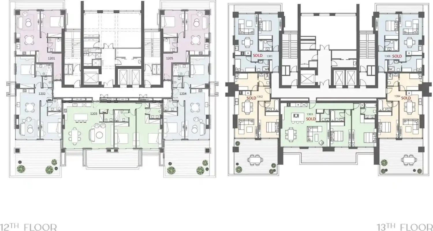 Dream Tower floor plan 15