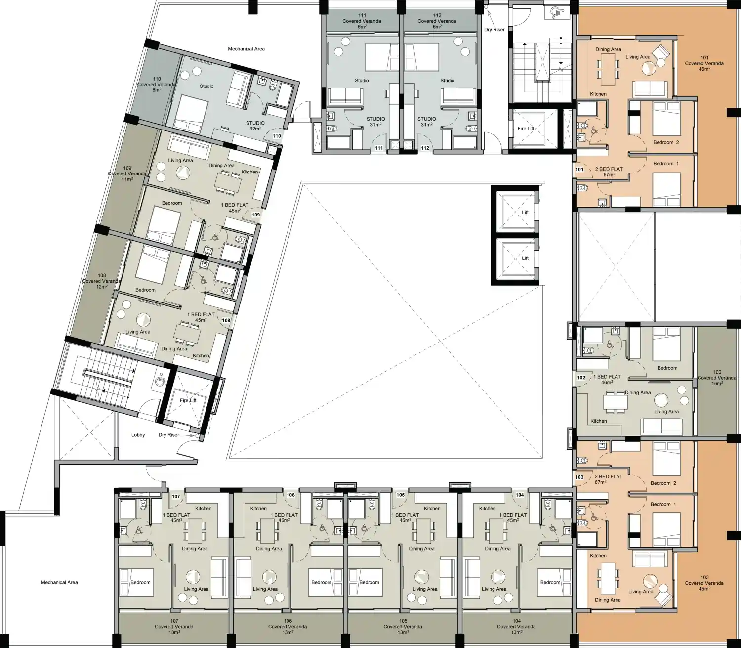 [THE DOCKS] Tsiflikoudia Off Plan floor plan 3