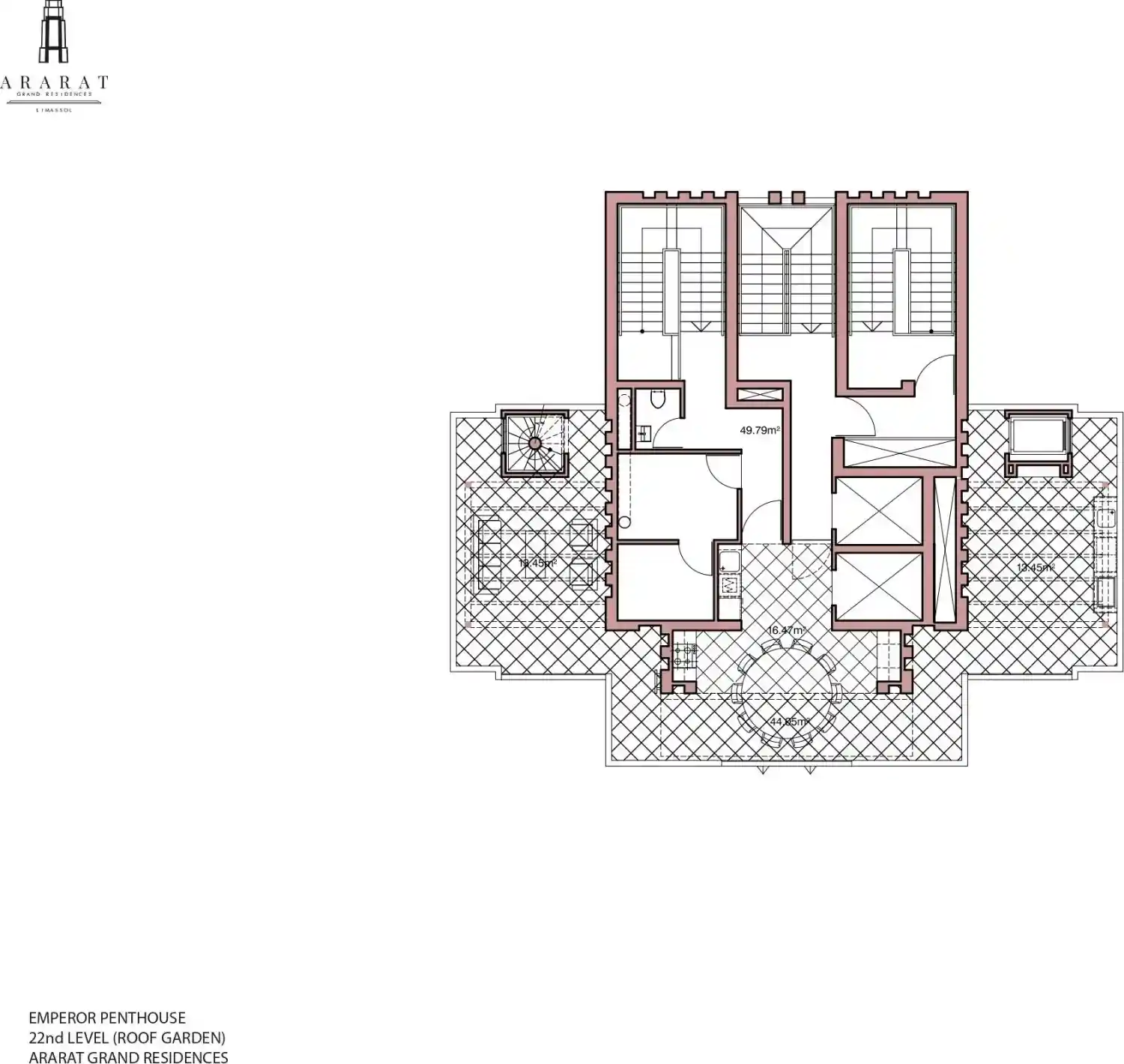 Rzut projektu ARARAT Grand Residences 4