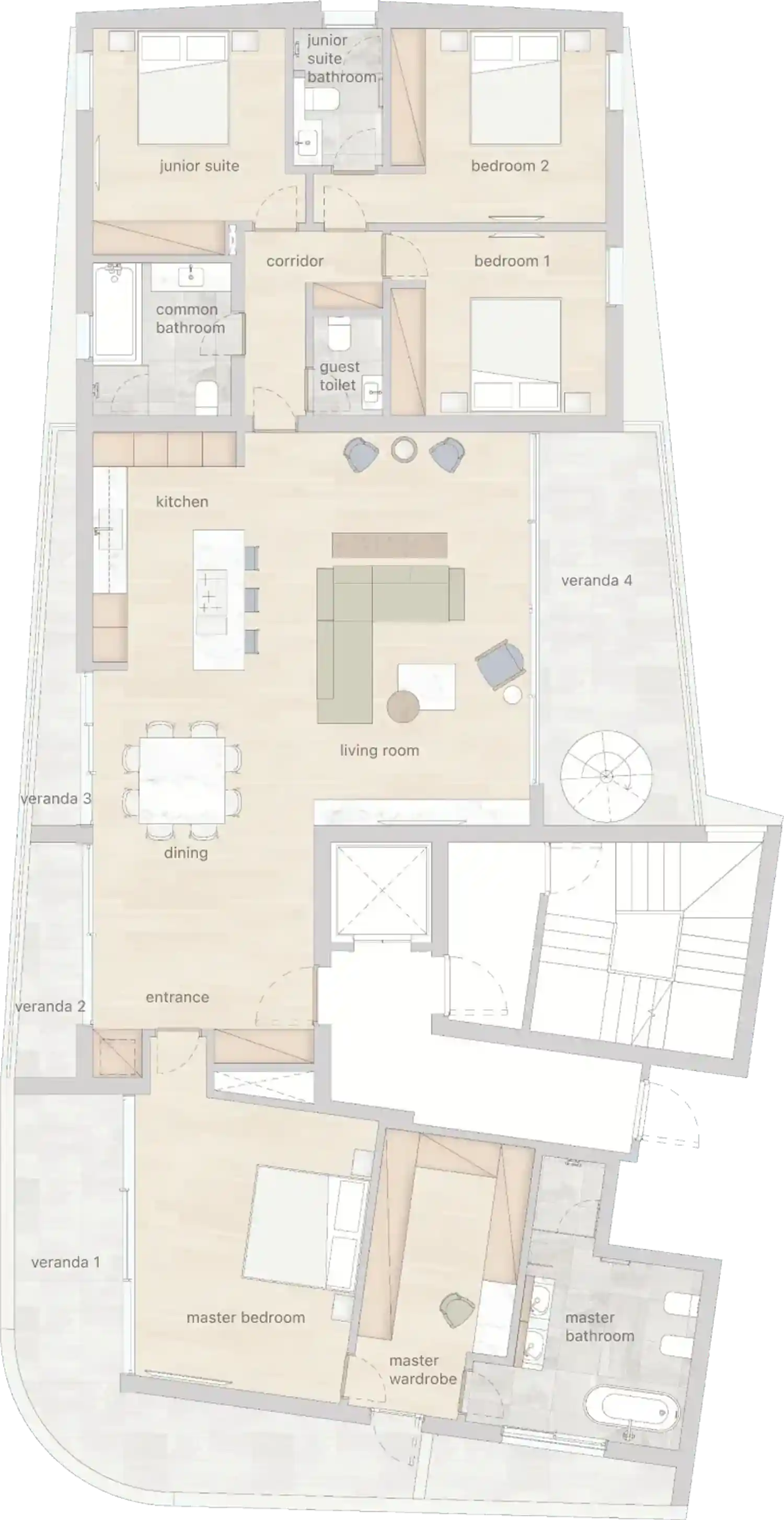 Art Square floor plan 3